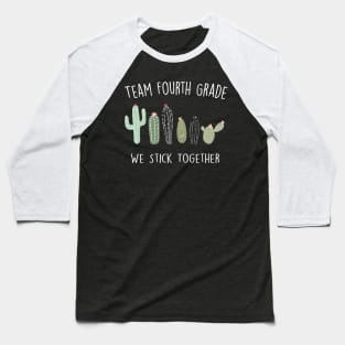 Cactus School Shirt Fourth Grade T-Shirt Baseball T-Shirt